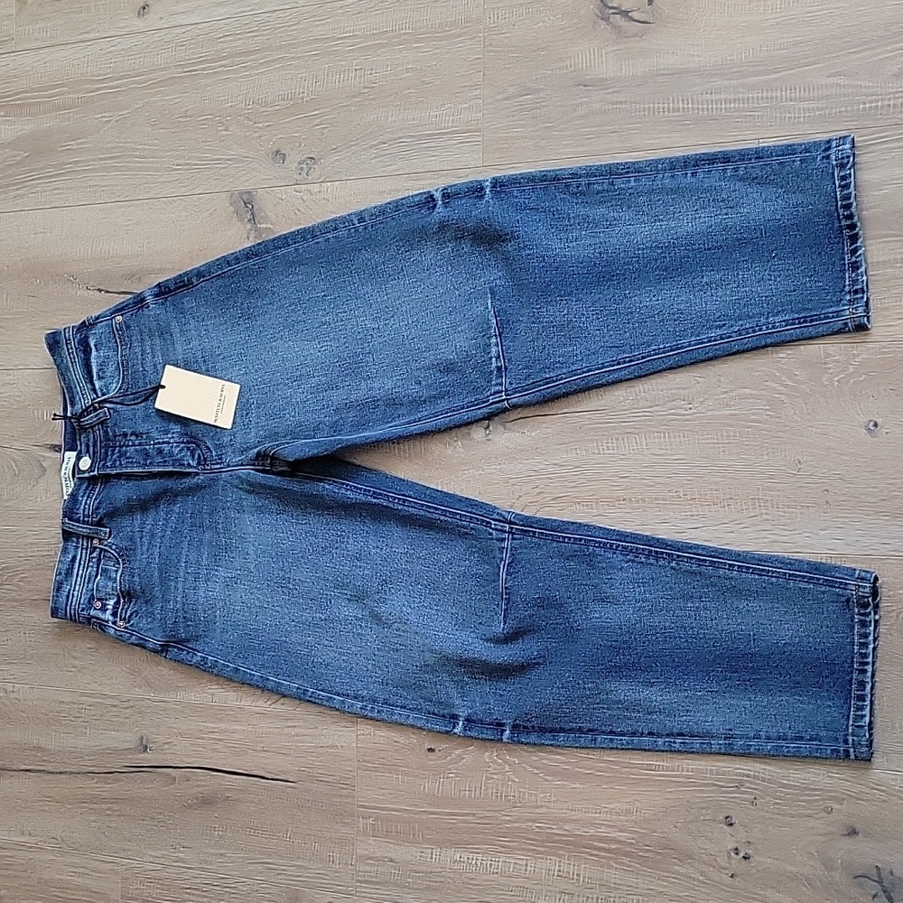 NWT Scotch & Soda The Current Highest Rise Barrel Jeans Size 25